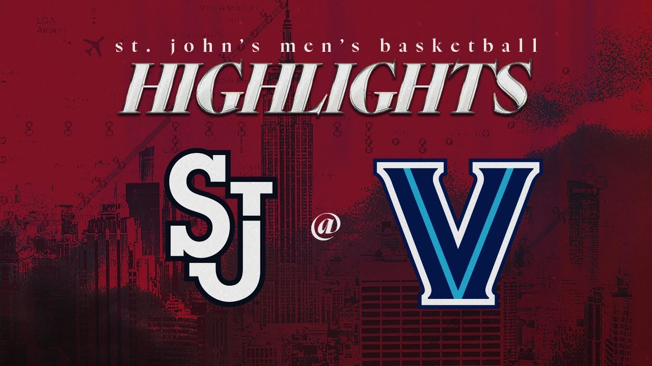 St. John's MBB at Villanova Highlights 1.17.2026