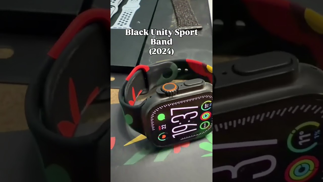 Black Titanium Apple Watch Ultra 3 with my favourite Apple Watch band pairings so far!