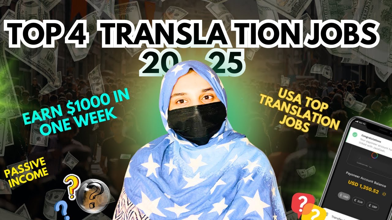 Top 4 Online Translation Jobs Website You Can Do Work from Home Jobs 2025!