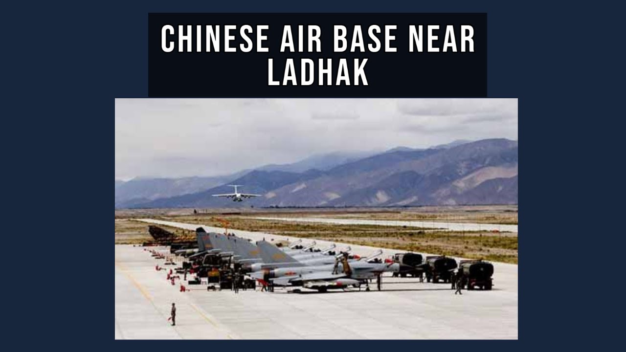 Hotan Chinese Air Base Near Ladhak  Satellite View #IndiaVsChina