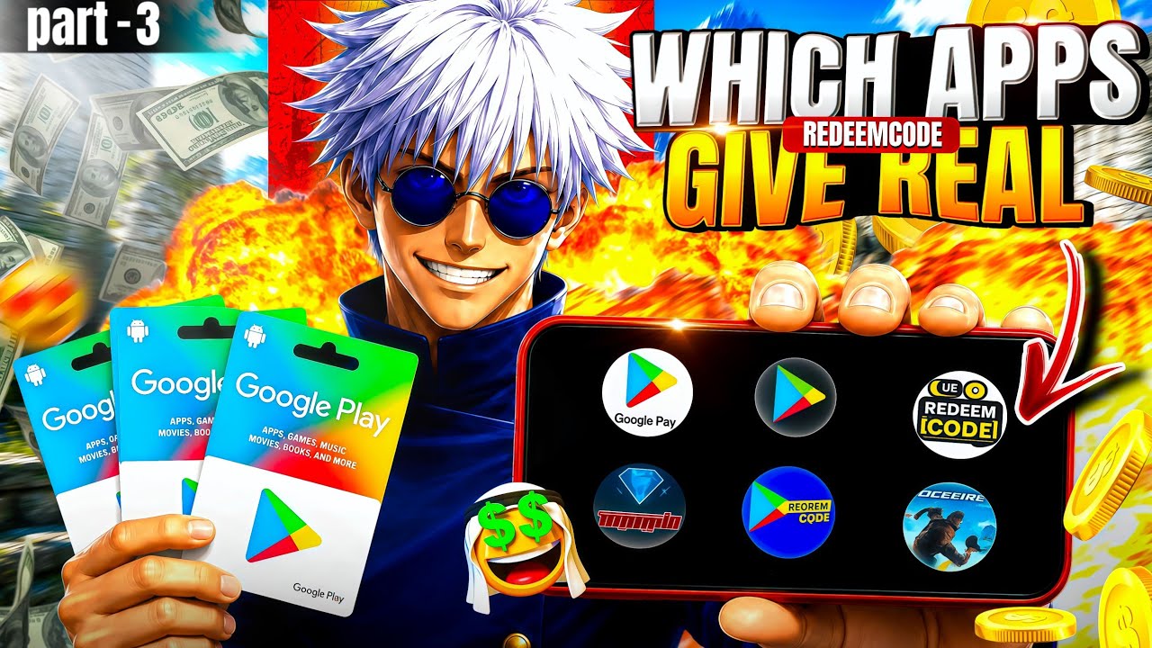​How To Get Google Play Gift Cards Safely | Top Redeem Code Earning Apps