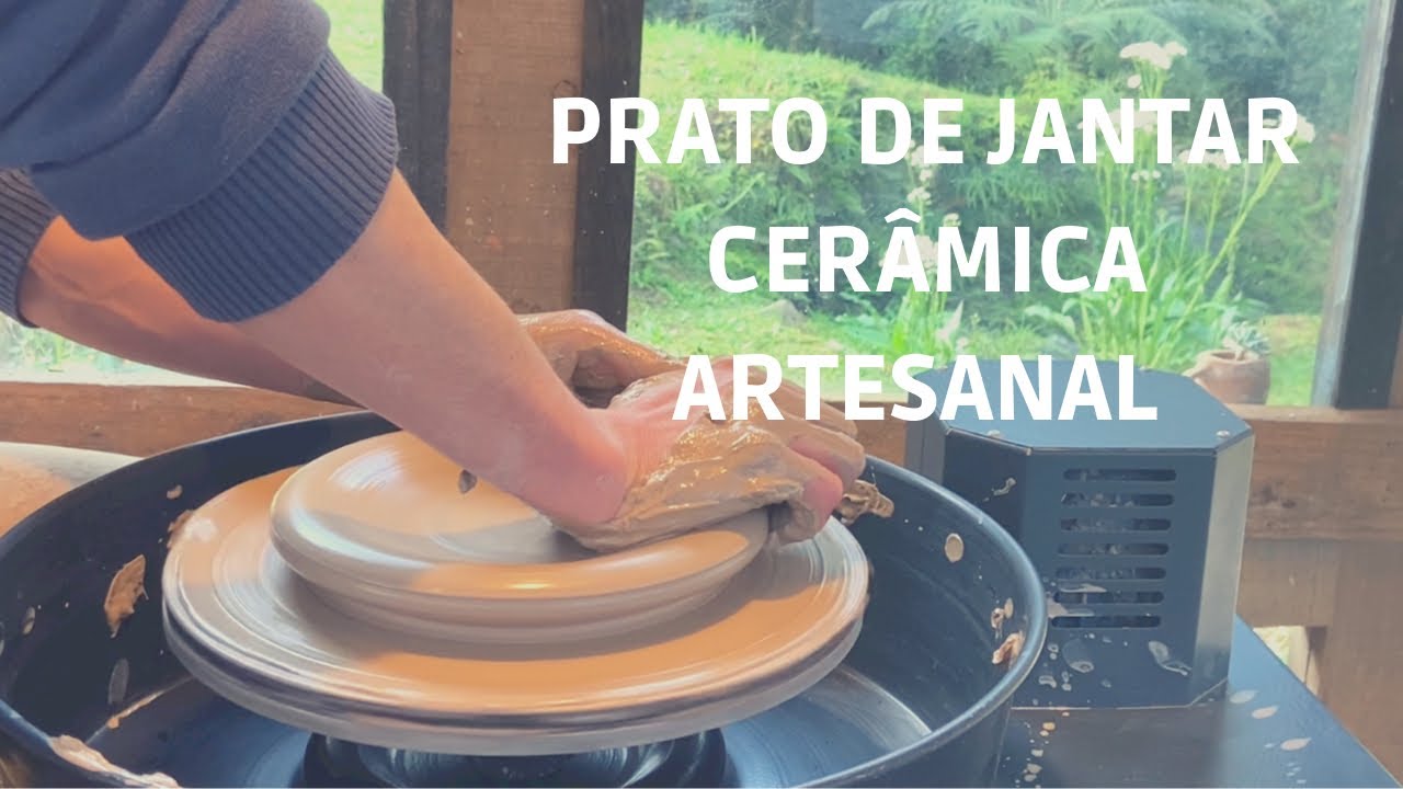 CERÂMICA ARTESANAL - COMO FAZER UM PRATO DE JANTAR
