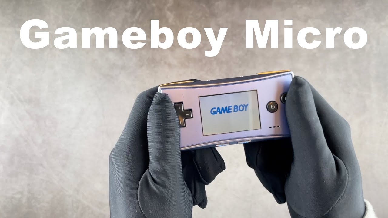 Unboxing Nintendo Gameboy Micro | ASMR