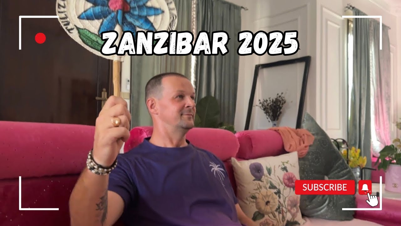 Vlog: Spędzamy kilka dni w różowym „pałacu” na Zanzibarze (2025) 🌸🦜 | ZanziRaj