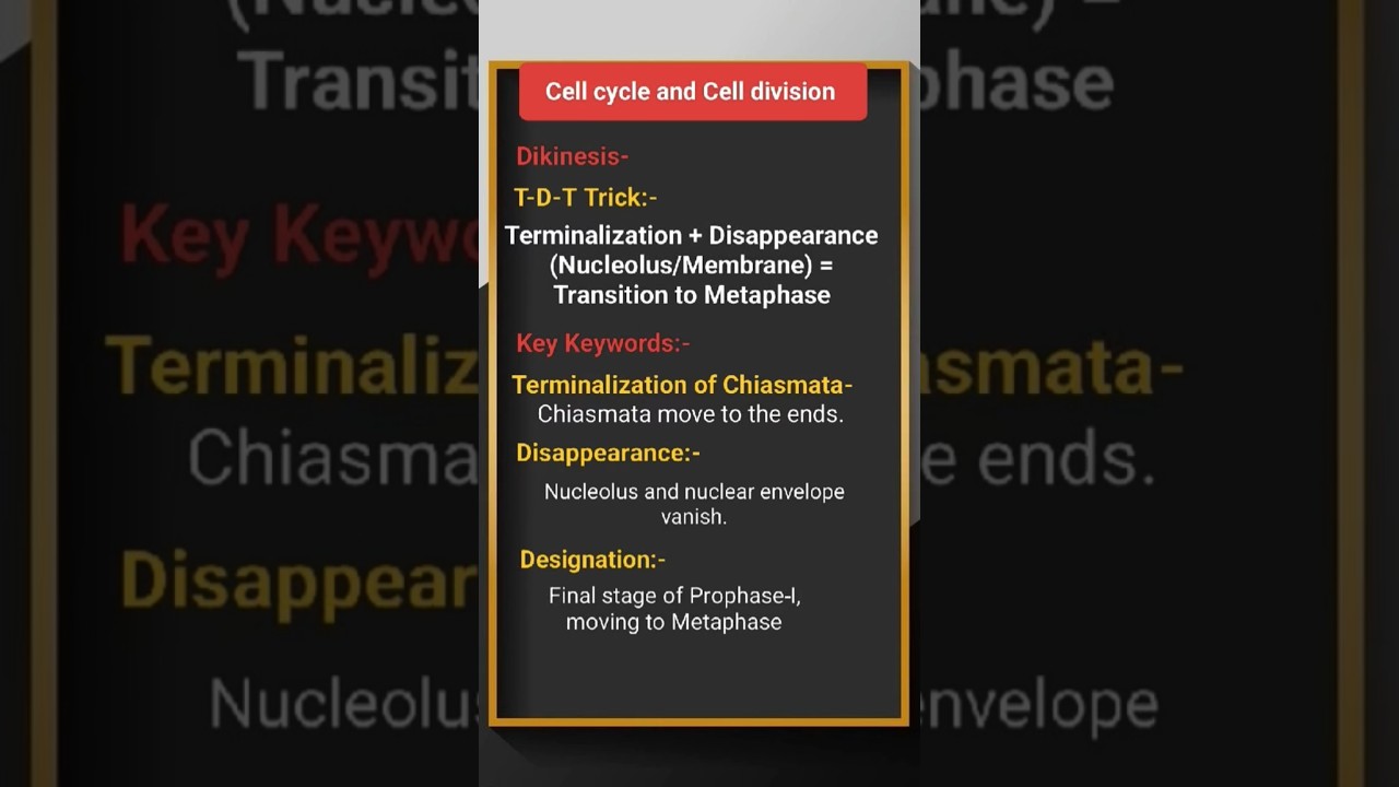 cell cycle and cell division 