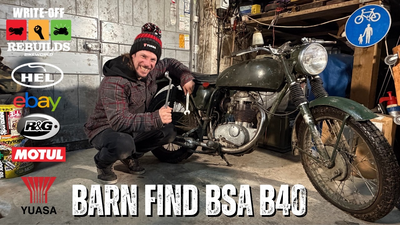 BARN FIND CLASSICS | WILL THE ARMY BSA B40 START?