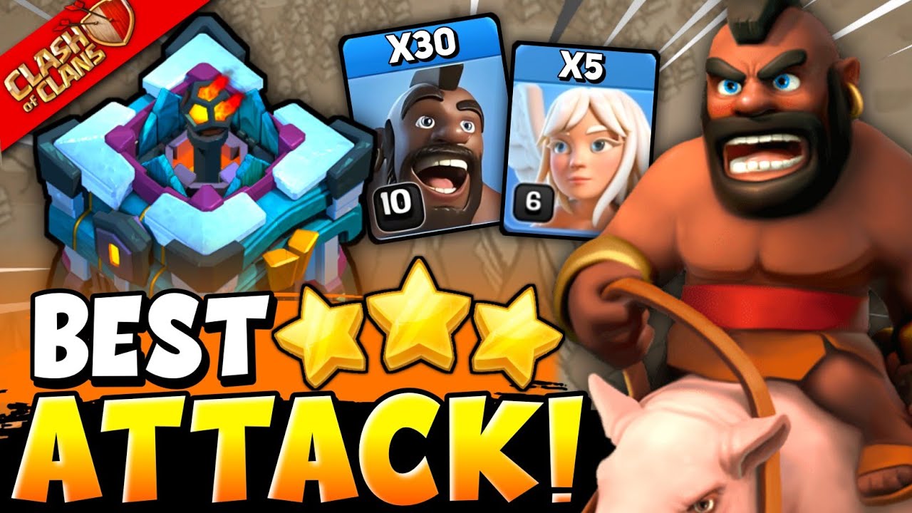 TH13 Queen Charge Hog Rider Attack Strategy | New Th13 Attack Strategy 2024 (Clash of Clans)