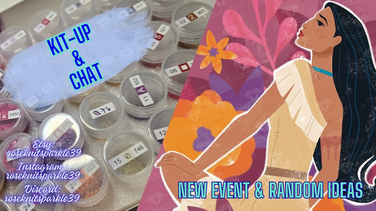 Ep 552: Diamond Painting Kit-Up & Chat- Signed Up for New Event! #craft #diamondartclub #folktales