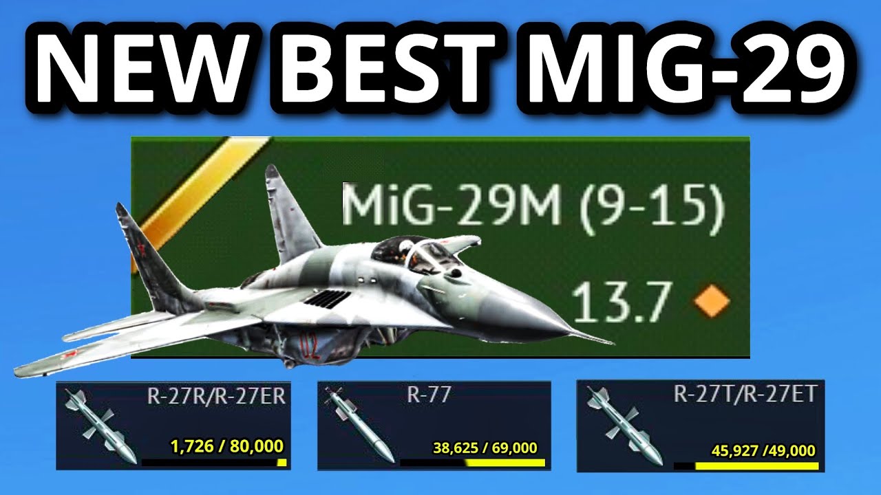 [STOCK] MIG-29M STOCK GRIND EXPERIENCE (New best mig-29?!)