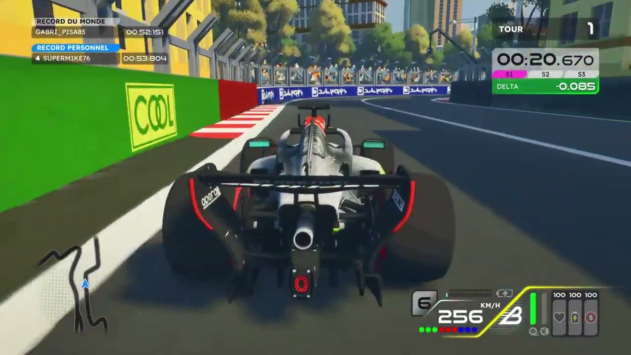 My Fastest Lap at the Azerbaïdjan Circuit in Formula Legends. 0’53’’137