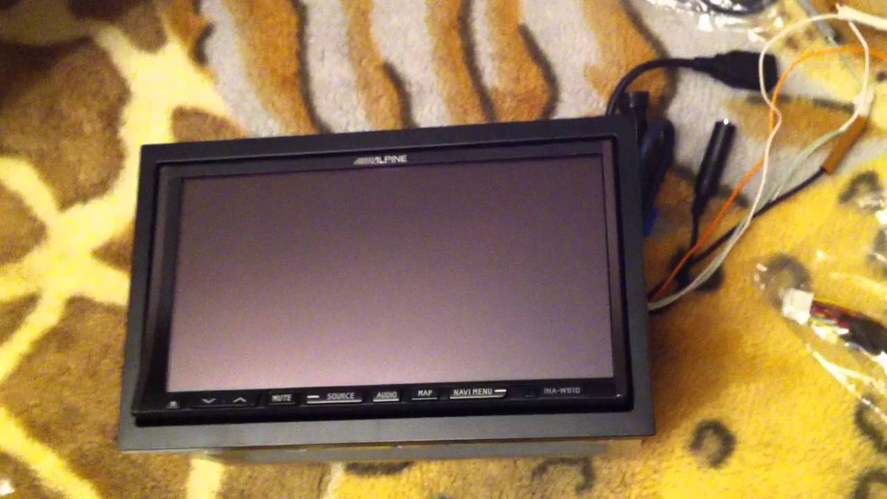 Alpine Ina-W910 open box
