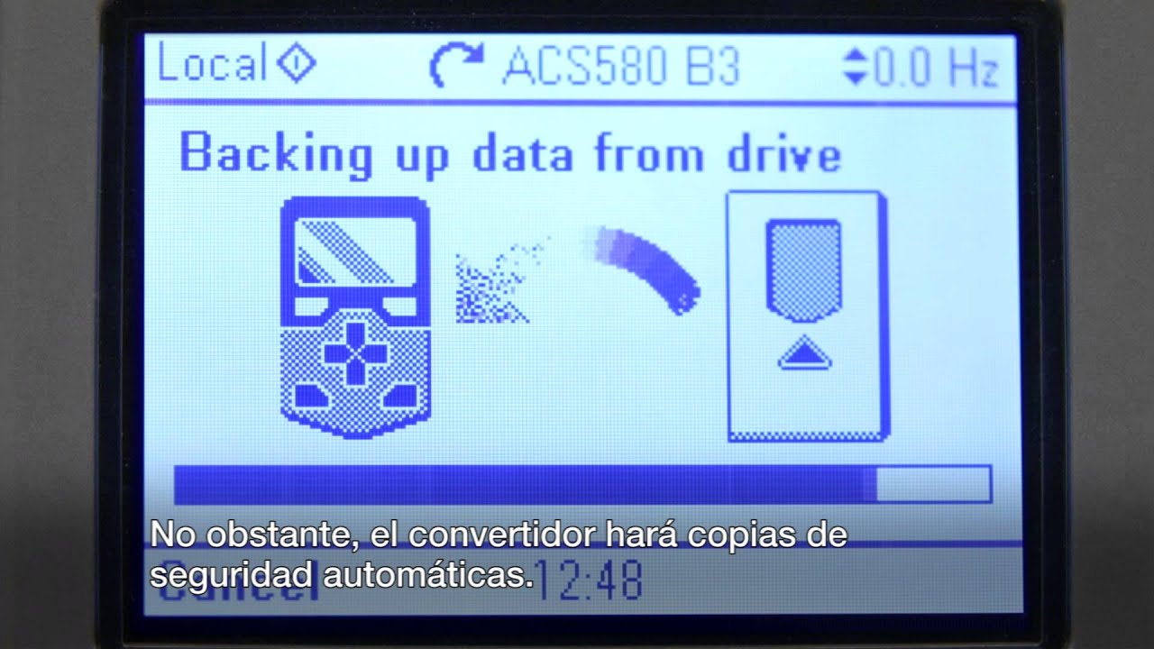 Puesta en marcha del convertidor ACS580