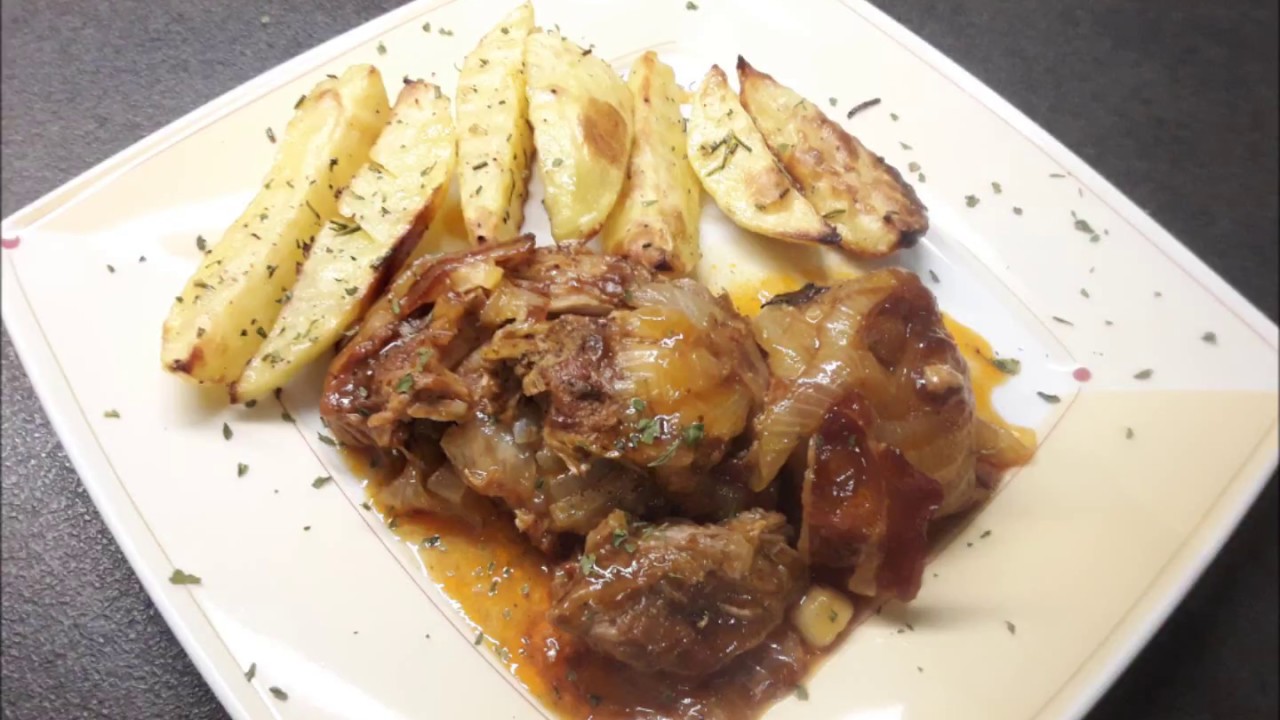 Schichtfleisch mit Farmerkartoffeln, mit Pampered Chef®