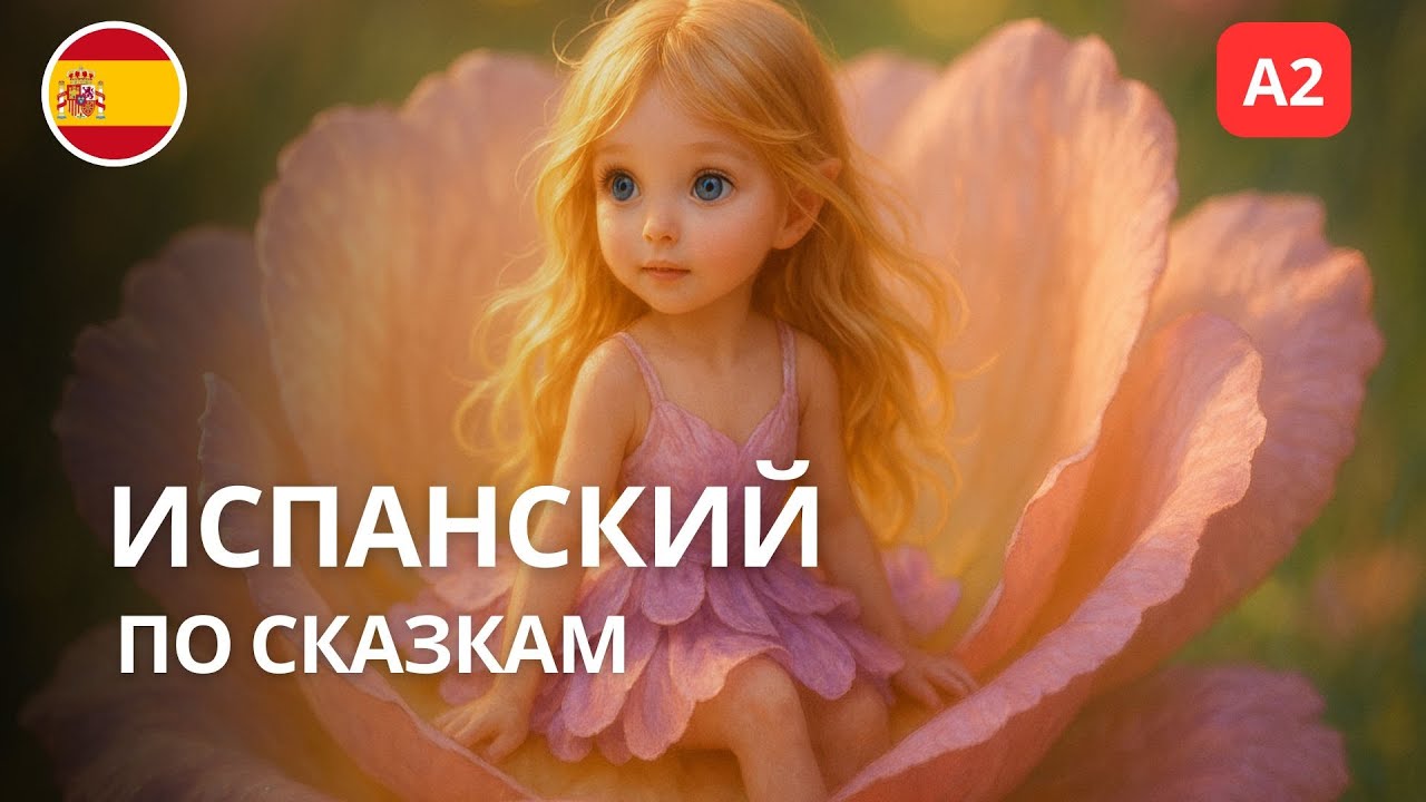Испанский по сказкам | Дюймовочка адаптированная для уровня A2