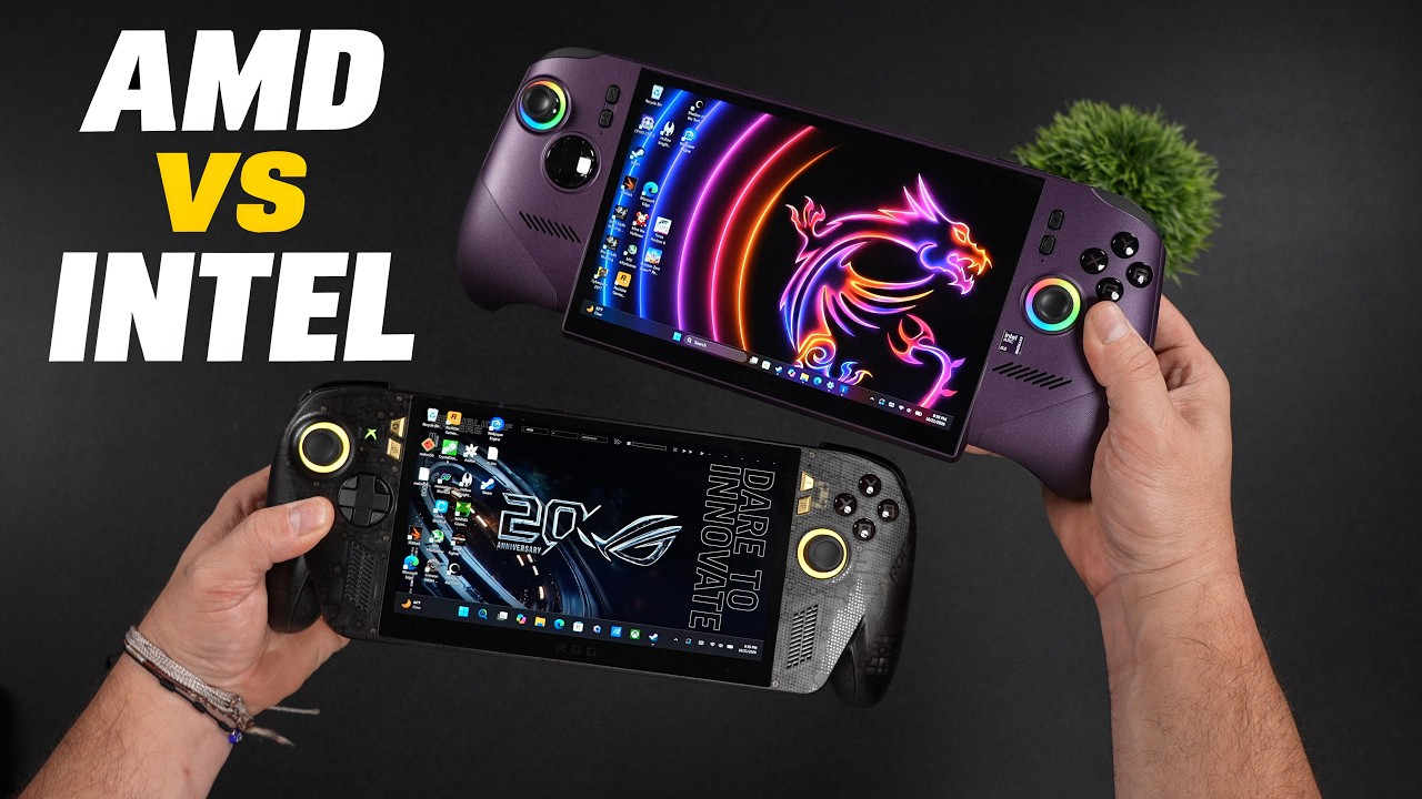 Intel Destroys AMD in Handhelds - ROG Xbox Ally X20 vs MSI Claw 8 EX