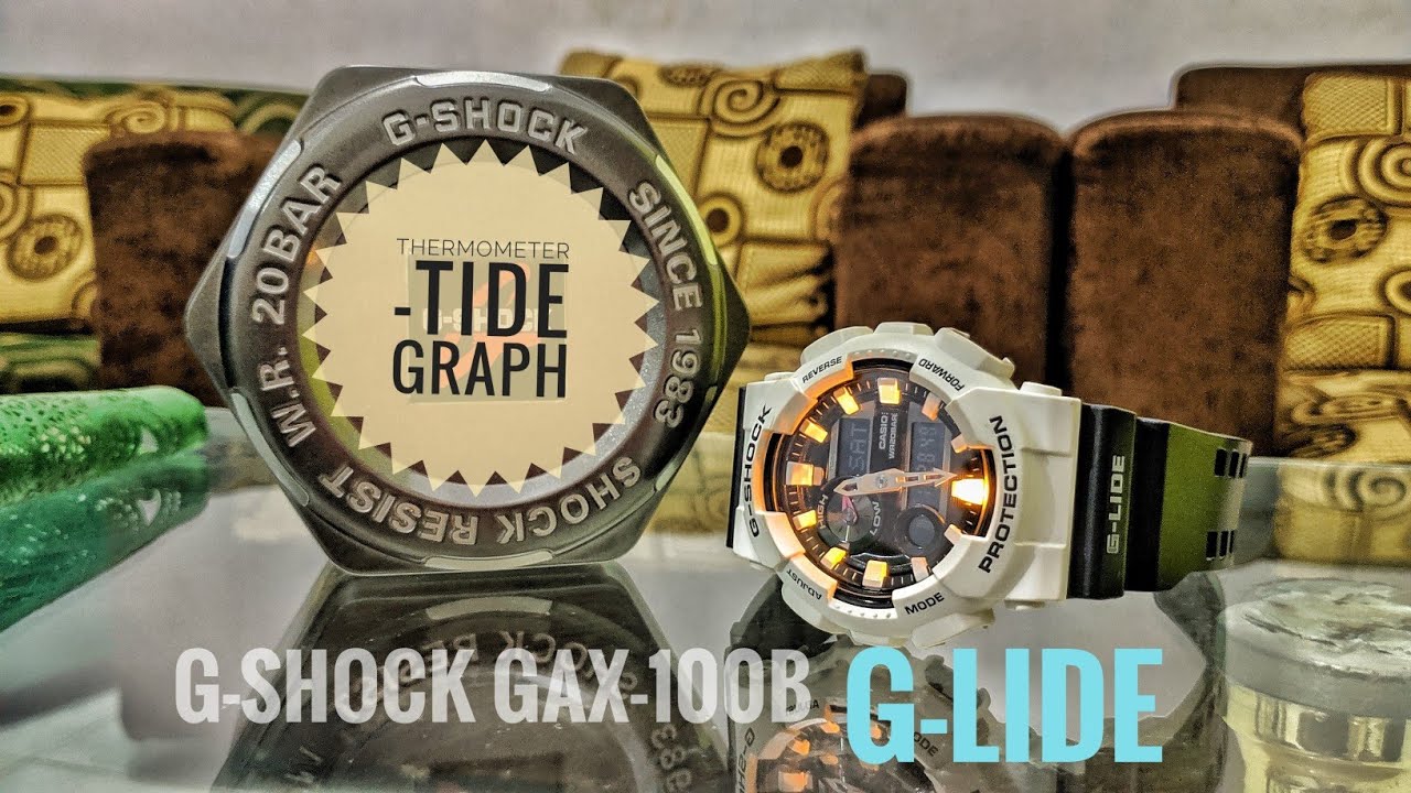 Unboxing Review G-SHOCK GAX-100B G-LIDE Surfing