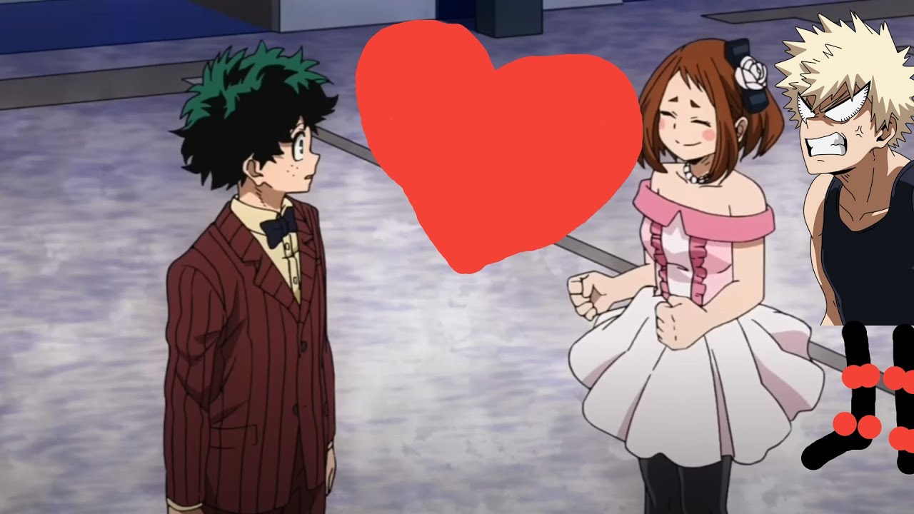 Bakugo at Deku's wedding