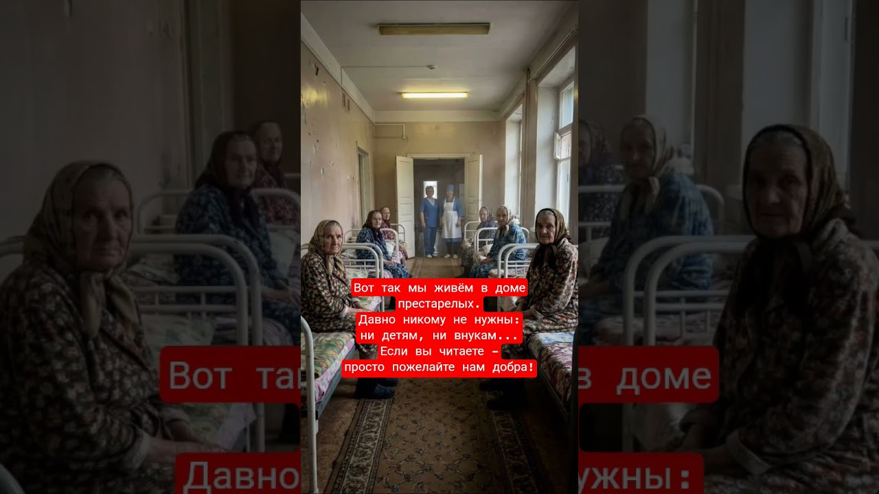 Они живут в доме престарелых. Желаем здоровья!