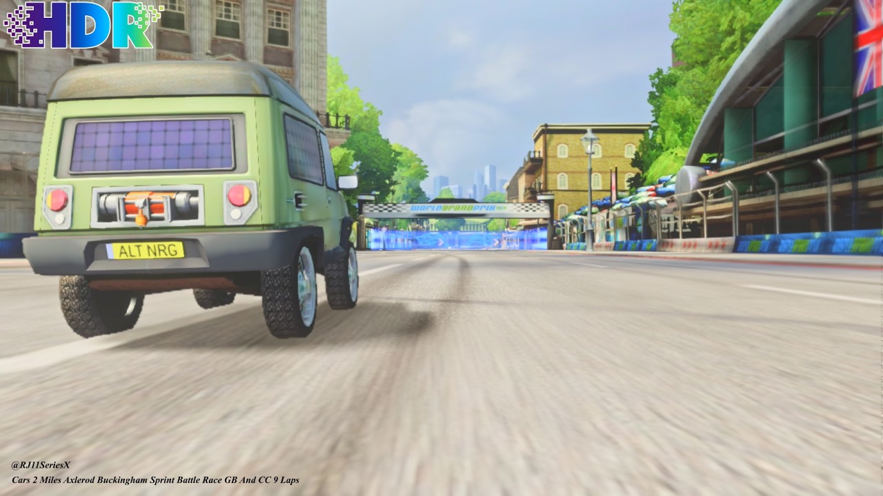 [HDR] Cars 2 Miles Axlerod Buckingham Sprint Battle Race GB And CC 9 Laps