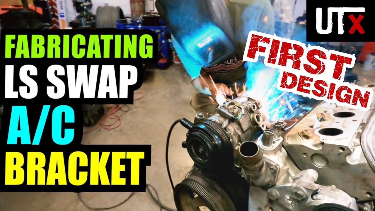 Don't NOTCH That FRAME! - Fabricating CUSTOM AC Compressor Bracket for LS SWAP – UTX