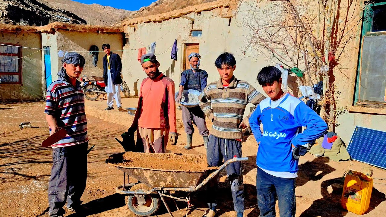 Inside a Hidden Afghan Village | How Men Build Mud Houses by Hand
