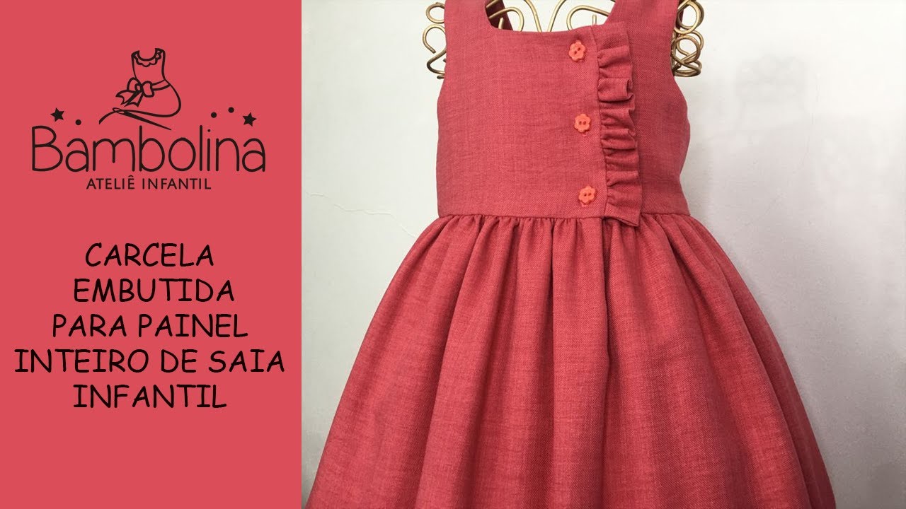 CARCELA SIMPLES, RÁPIDA E EFICAZ PARA PAINEL INTEIRO DE SAIA INFANTIL!😱😱