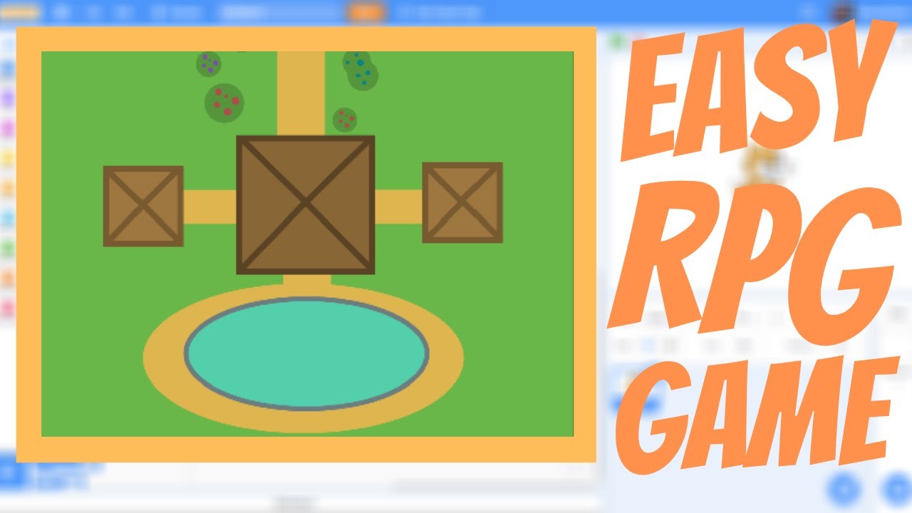 Как создать RPG-скроллер/игру с видом сверху/приключенческую игру в Scratch 3.0!