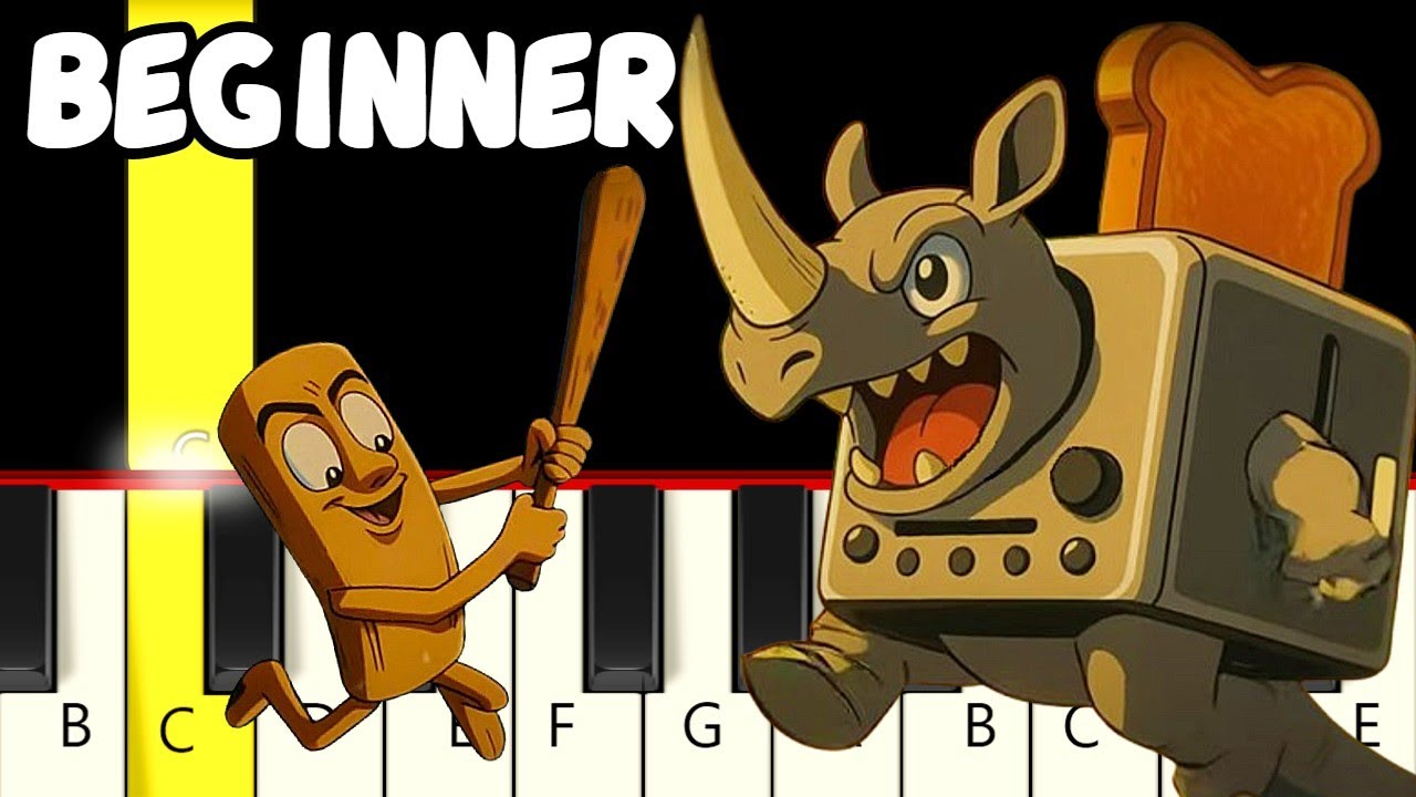 Brainrot - Anime Ending - Easy Piano Tutorial - Beginner