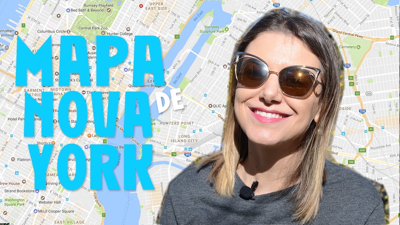 O mapa de Nova York: para se localizar e entender a cidade