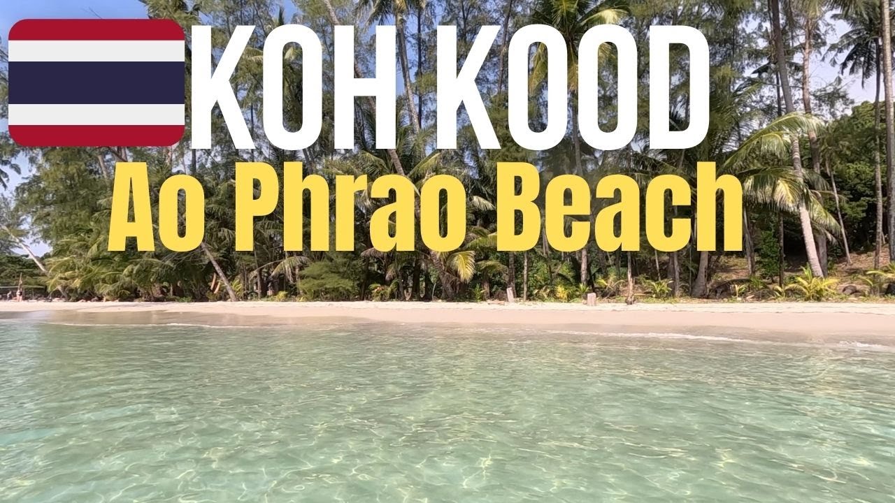 ⑨【Пляж Ао Пхрао】 Идеальное тропическое укрытие на Ко Куде 🌅🏝️