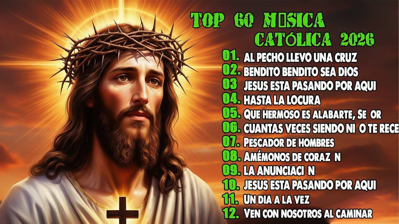 ALABANZAS CATÓLICAS QUE ALIVIAN EL ESTRÉS Y LA ANSIEDAD 🙏🏻🙏🏻TOP 100 MÚSICA CATÓLICA 2026