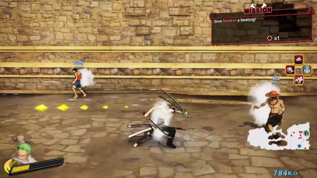 Anime Fighting game:one piece pirate warriors 4