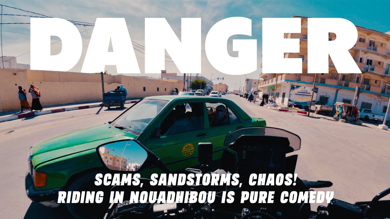A Ride to Nouadhibou. Sandstorms, Scams & Survival 🇲🇷 | My Journey Across Africa | EP15 S1