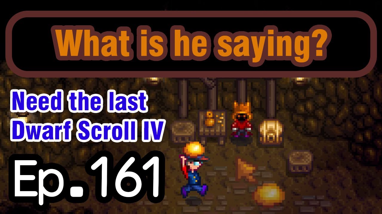 4K Stardew Valley S1 Ep.161: Birthday Gifting Topaz to the Dwarf