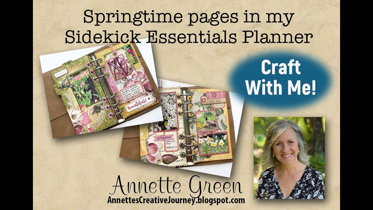 Springtime pages in my Sidekick Essentials Planner