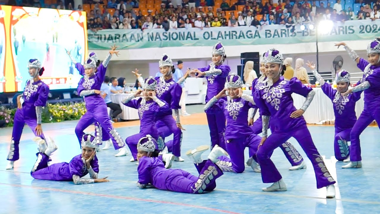 MERINDING! PASKIBRA SMAN 4 KOTA SERANG BANTEN LKBB FINAL KEJURNAS FORBASI 2024