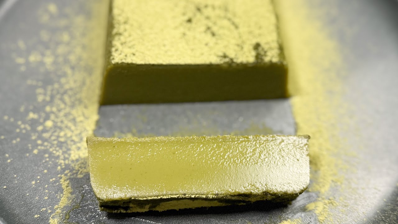 This Matcha and White chocolate Terrine Is So Smooth it feels matcha paradise🍵#matcha  #asmrfood