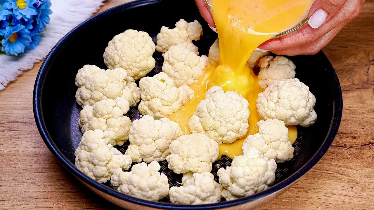 I have never eaten such delicious cauliflower! A simple recipe for cauliflower with eggs!