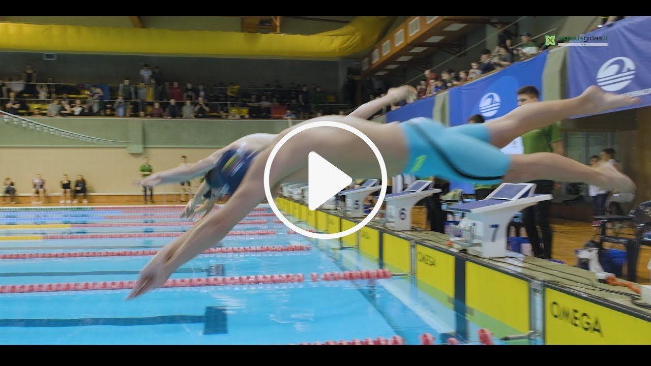 Plaukimo žvaigždė D. Rapšys laimėjo ir sau neįprastoje rungtyje  (Alytus 2020 02 22)