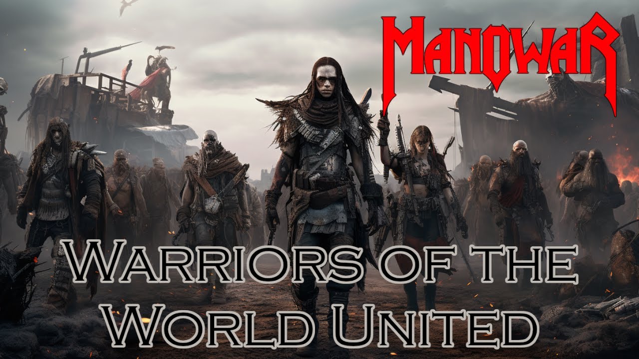 Warriors of the World United от Manowar - с текстами + изображениями, созданными ИИ