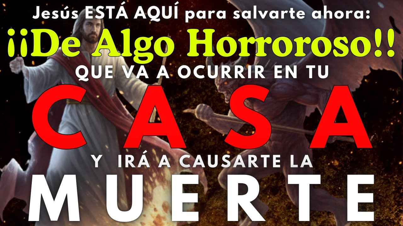 ¡Es HOY o nunca! ¡Hazlo AHORA..Una TRAGEDIA se aproxima..MENSAJE DE DIOS✝DIOS DICE✝MENSAJE DE LOS ÁN