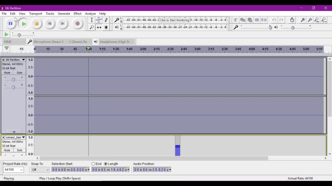 Audacity Tutorial: Censoring Inappropriate Audio