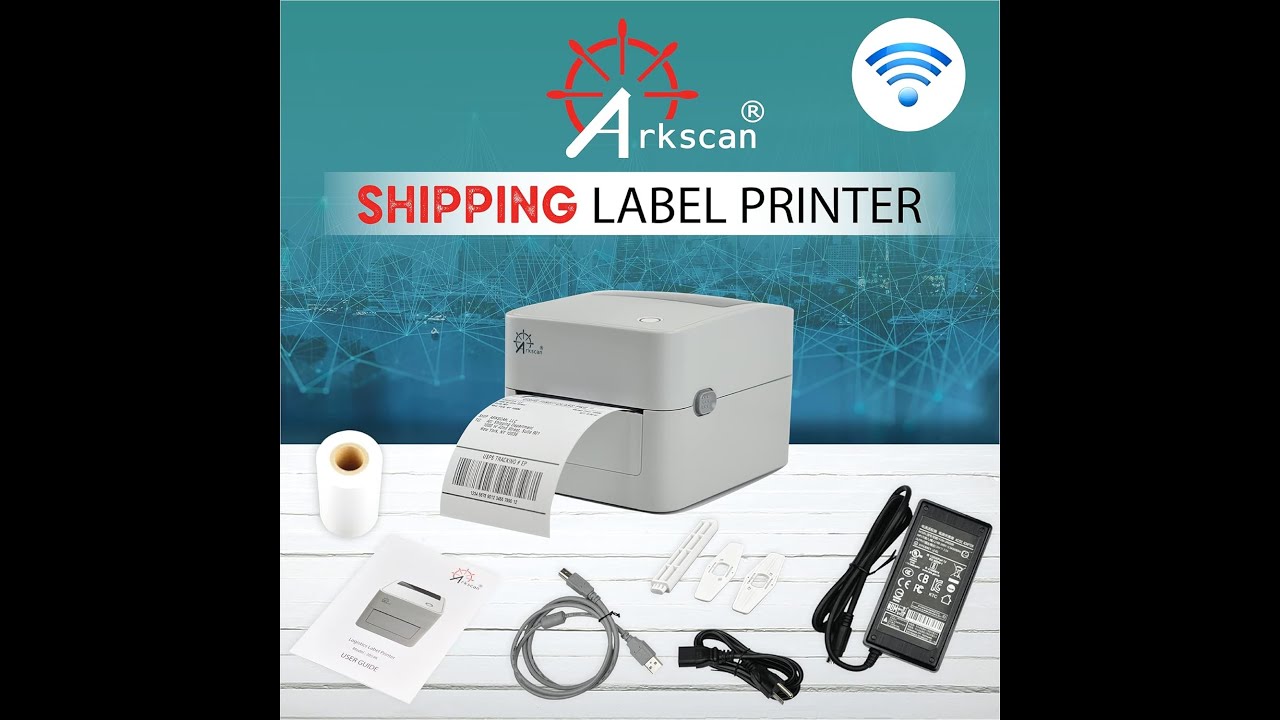 Arkscan 2054K-WF Shipping Label Printer Review : Best Thermal Printer for Shipping Labels & FBA