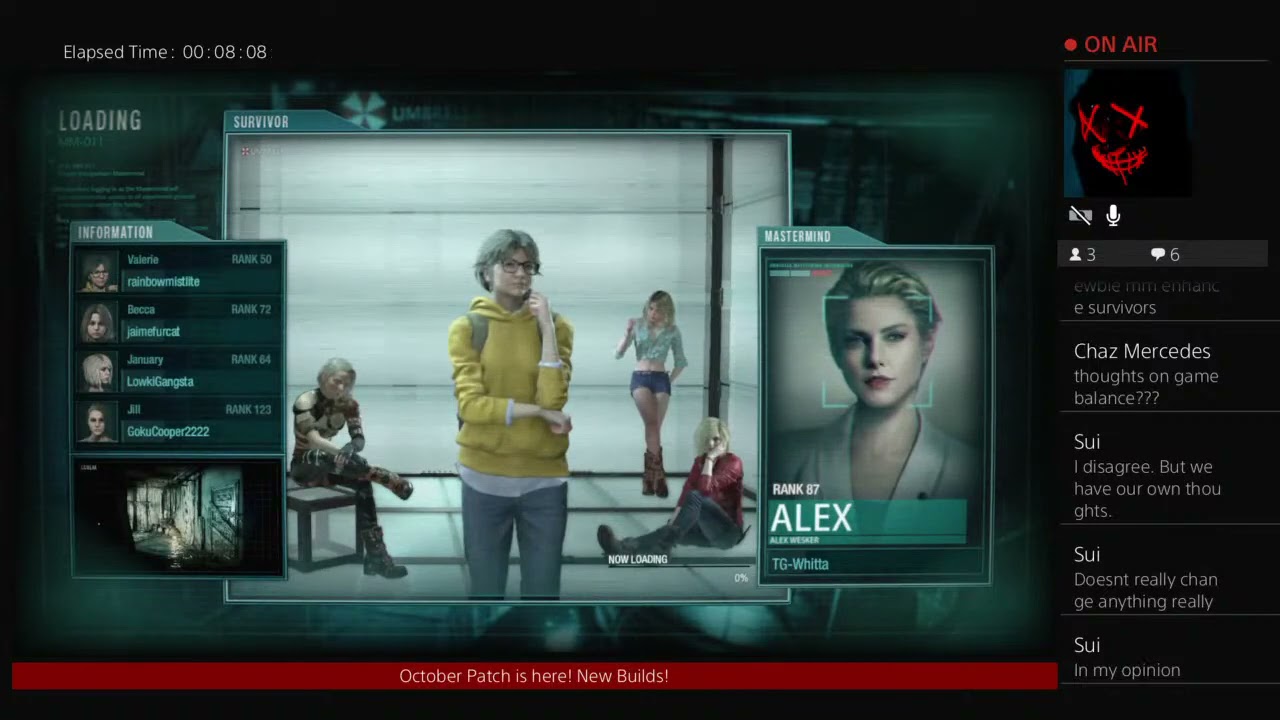 Resident Evil Resistance Livestream - New Builds Showcase