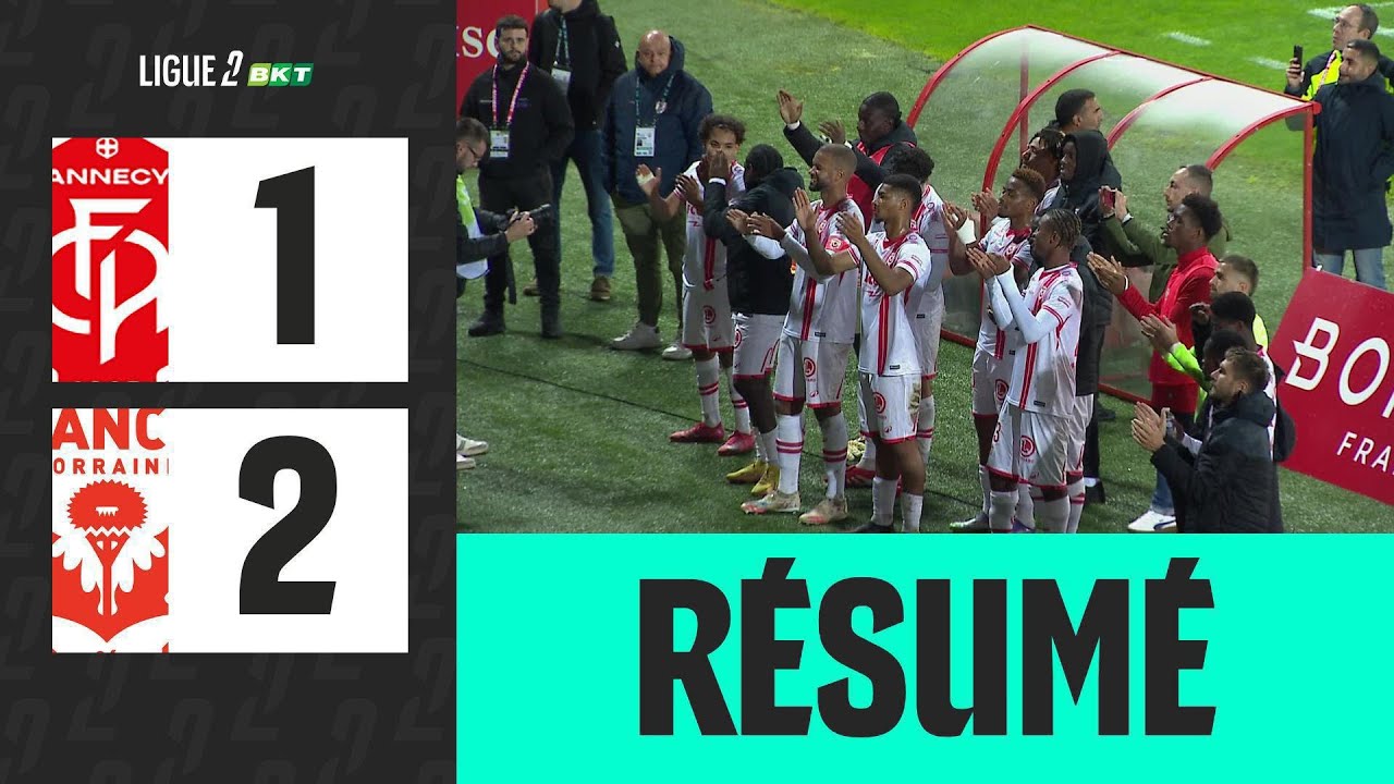 FC ANNECY - AS NANCY LORRAINE (1-2) - 7&egrave;me journ&eacute;e - Ligue 2 BKT 25/26
