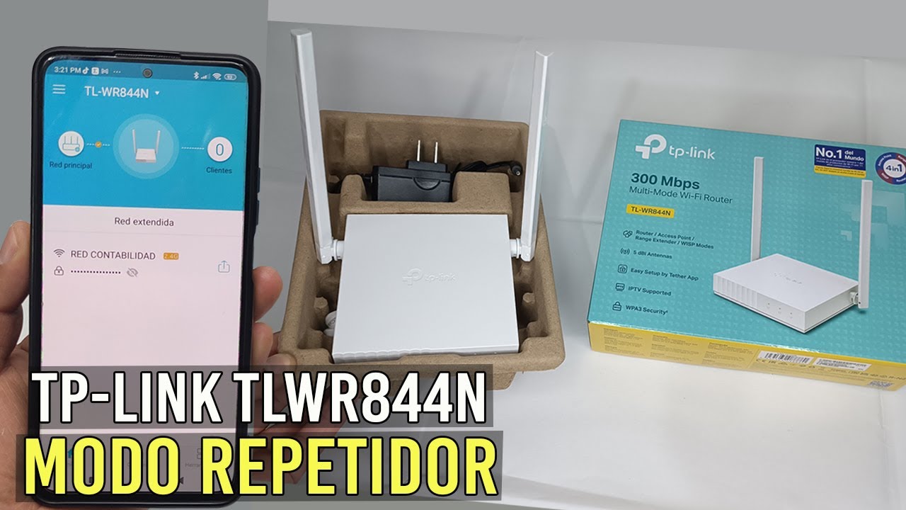 Cómo CONFIGURAR Router TpLink en Modo REPETIDOR desde el Celular/TL-WR844N(Paso a Paso)