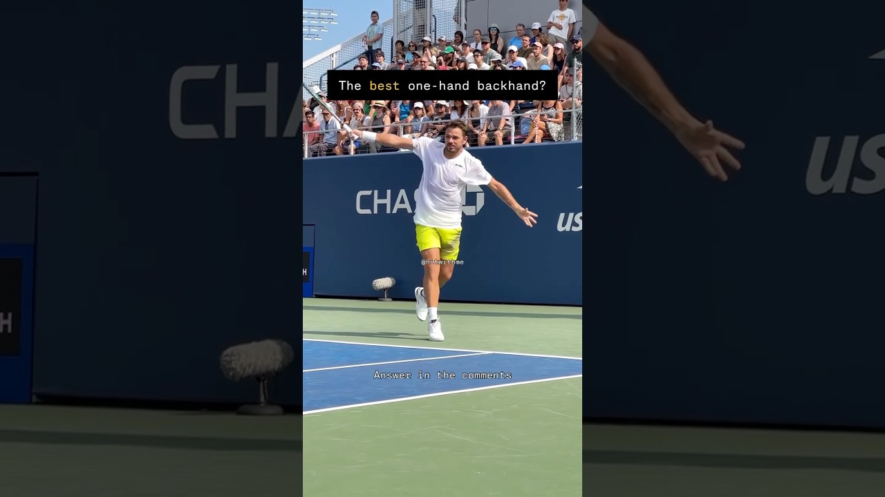 スタン・ワウリンカ = テニス界最高のバックハンド？🎾🚀