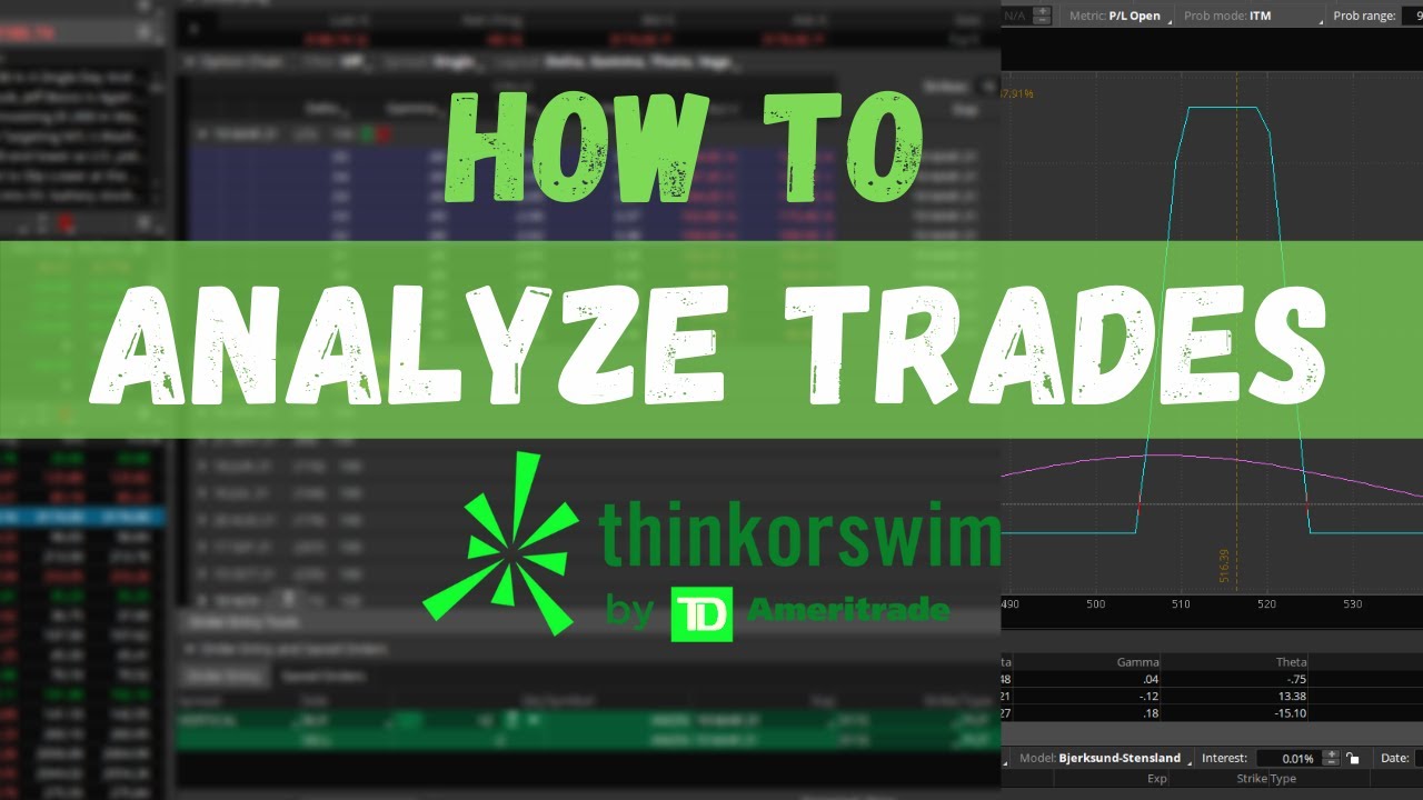 How to Analyze Trades on ThinkorSwim I Risk/Profile for Beginners (Step-by-Step tutorial)