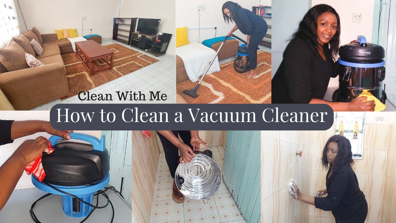 How I Empty And Clean My Wet & Dry Vaccum Cleaner | Clean My Living Room With Me | Aggie Kay