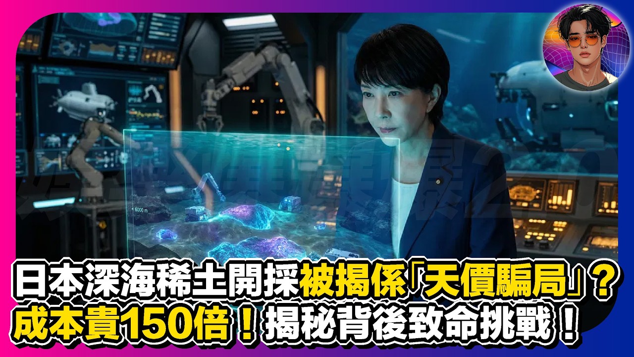 【深海掘金】日本深海稀土開採被揭係「天價騙局」？｜成本貴150倍！揭秘背後致命挑戰｜娛樂爆爆爆2.0
